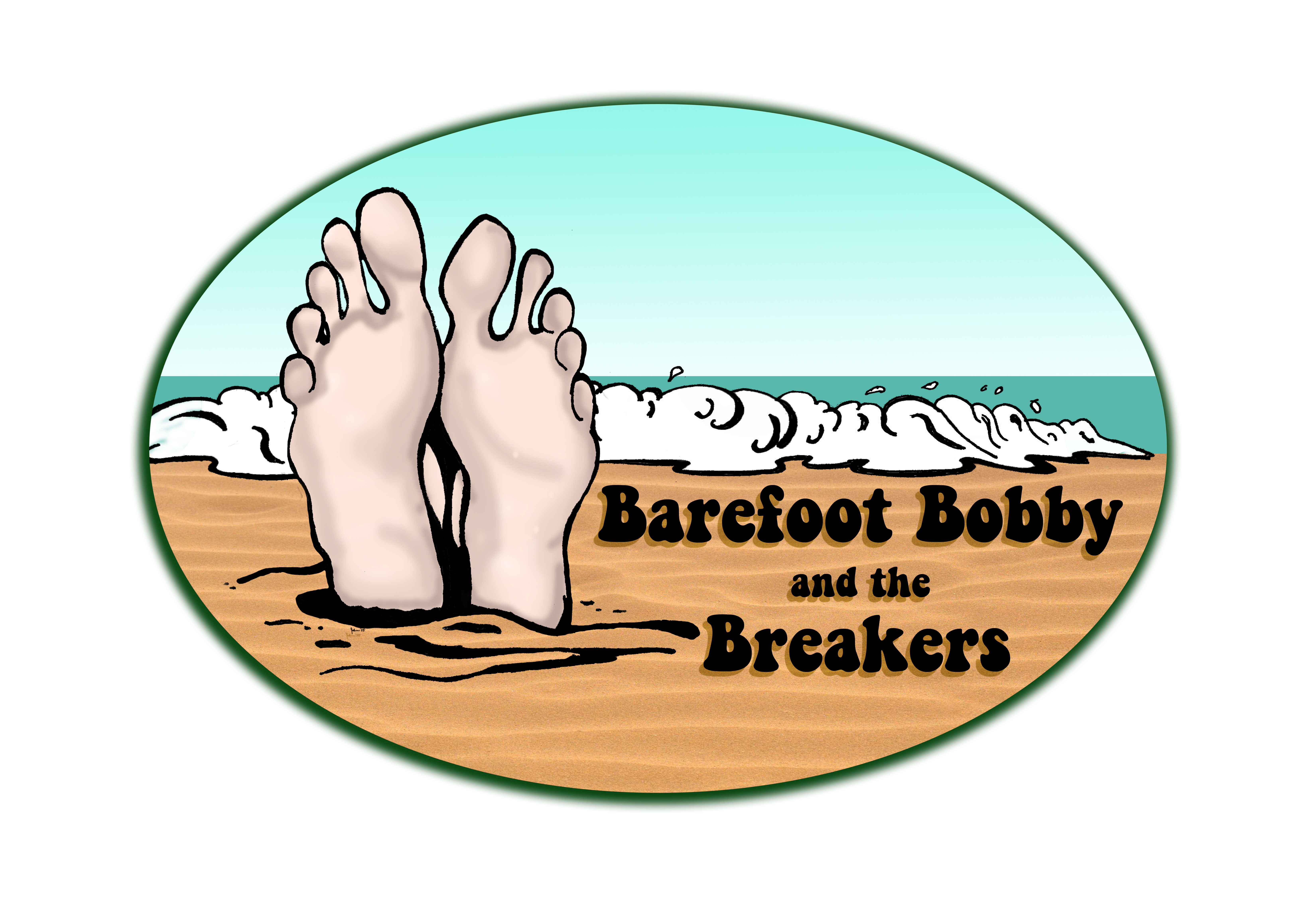 Barefoot Bobby The Breakers Logo