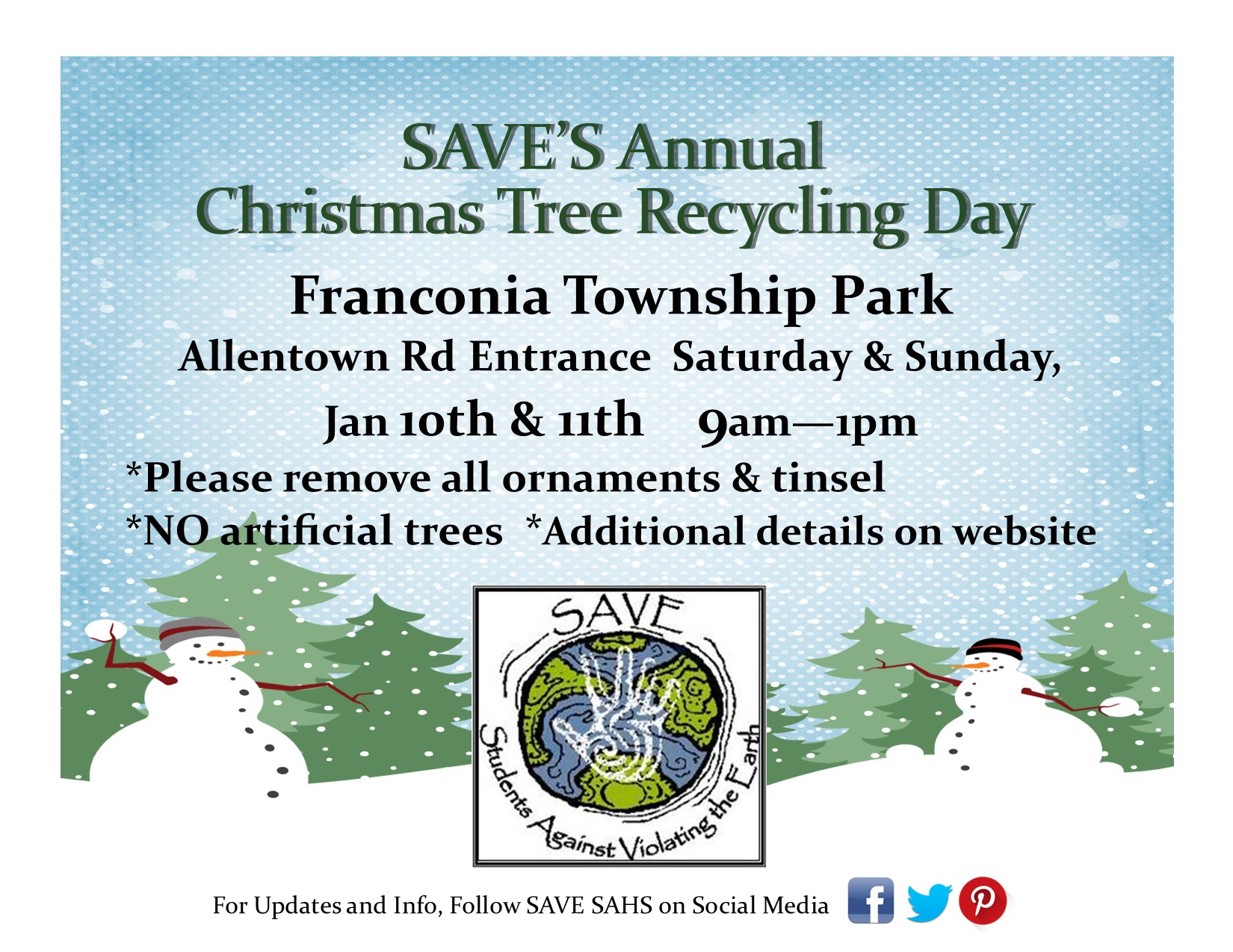 Christmas Tree Recycling 2026